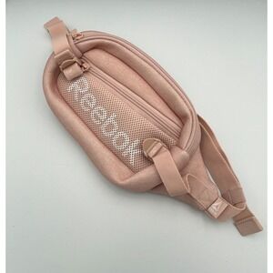 Reebok Reebox Pink Fanny Pack Belt Bag Hip Crossbody Zipper 2 Pockets Adjustable